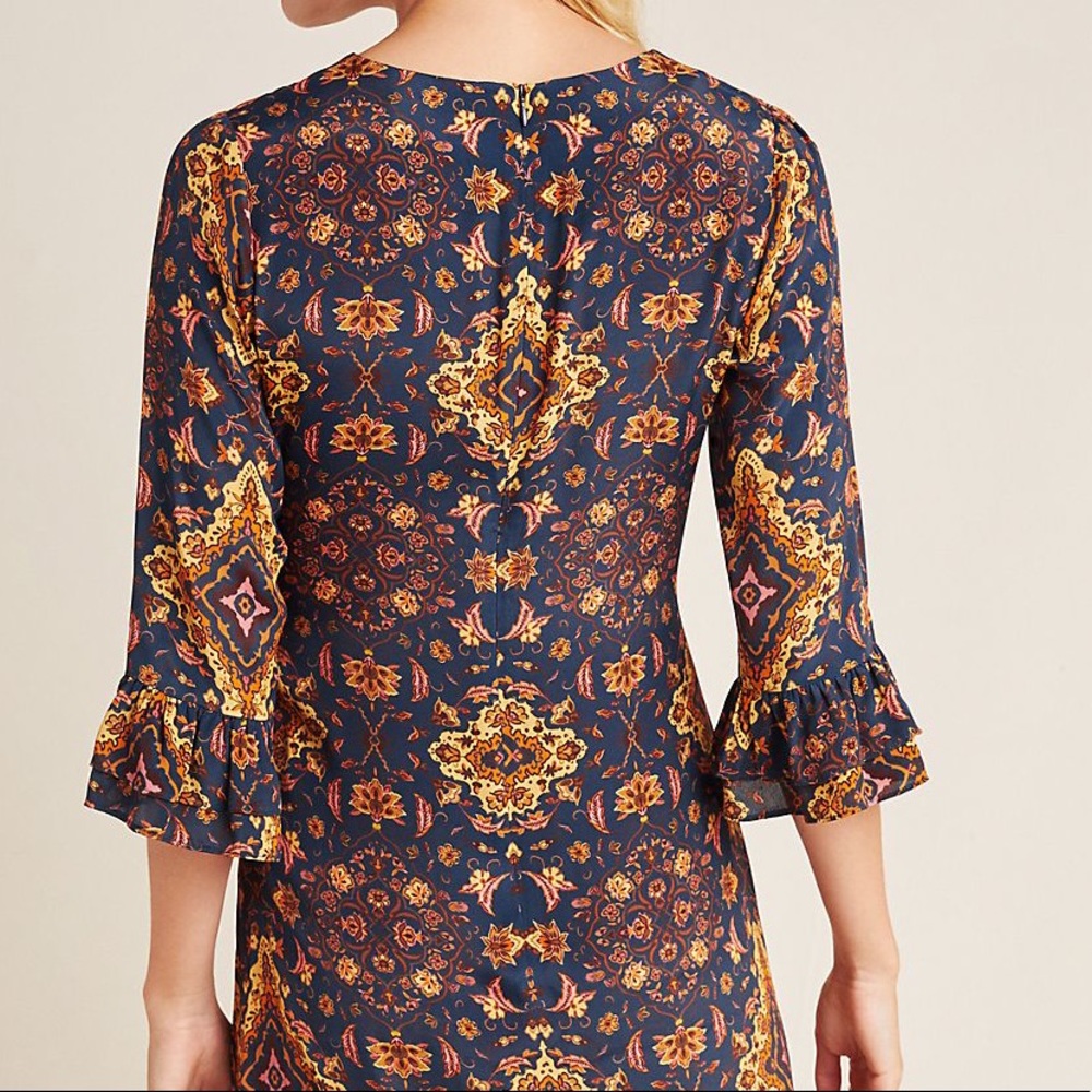 ANTHROPOLOGIE Kachel Tiburon Ruffled Maxi Dress - Picture 10 of 16